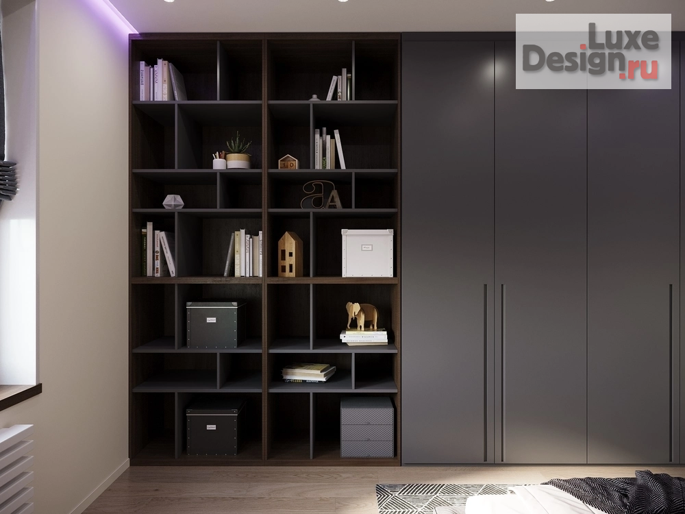 Дизайн интерьера двухкомнатной квартиры "Дизайн-проект квартиры 67м² в ЖК Гранд Квартал" (фото 4)