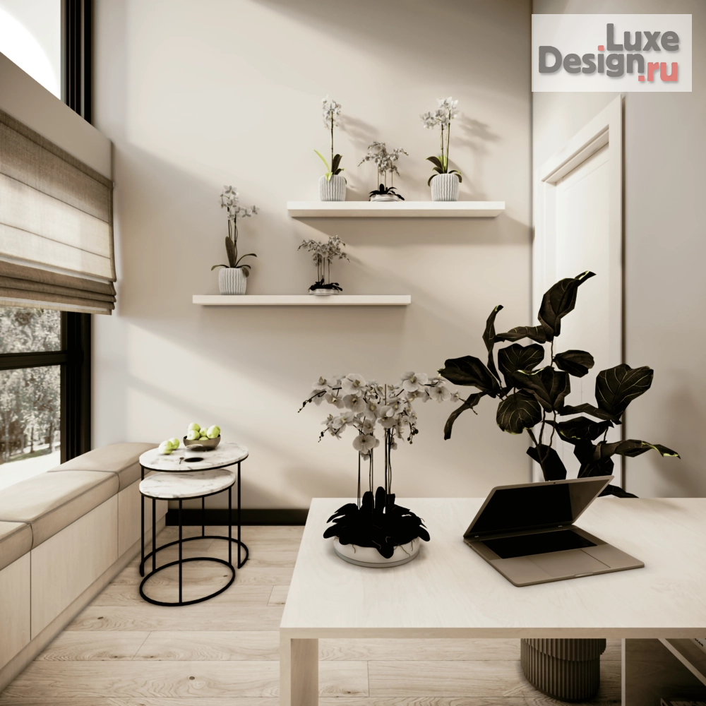 Дизайн интерьера частного дома "Дизайн-проект дома 100м² в Плодовом" (фото 2)