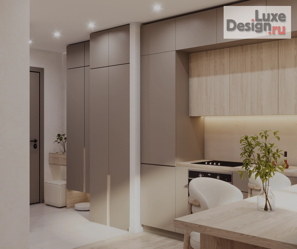 Дизайн интерьера двухкомнатной квартиры "Дизайн-проект квартиры 49м² в ЖК Финский Залив" (фото 4)