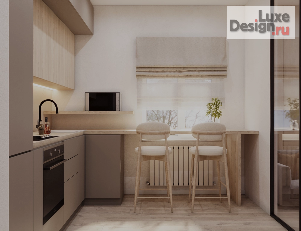 Дизайн интерьера двухкомнатной квартиры "Дизайн-проект квартиры 49м² в ЖК Финский Залив" (фото 5)