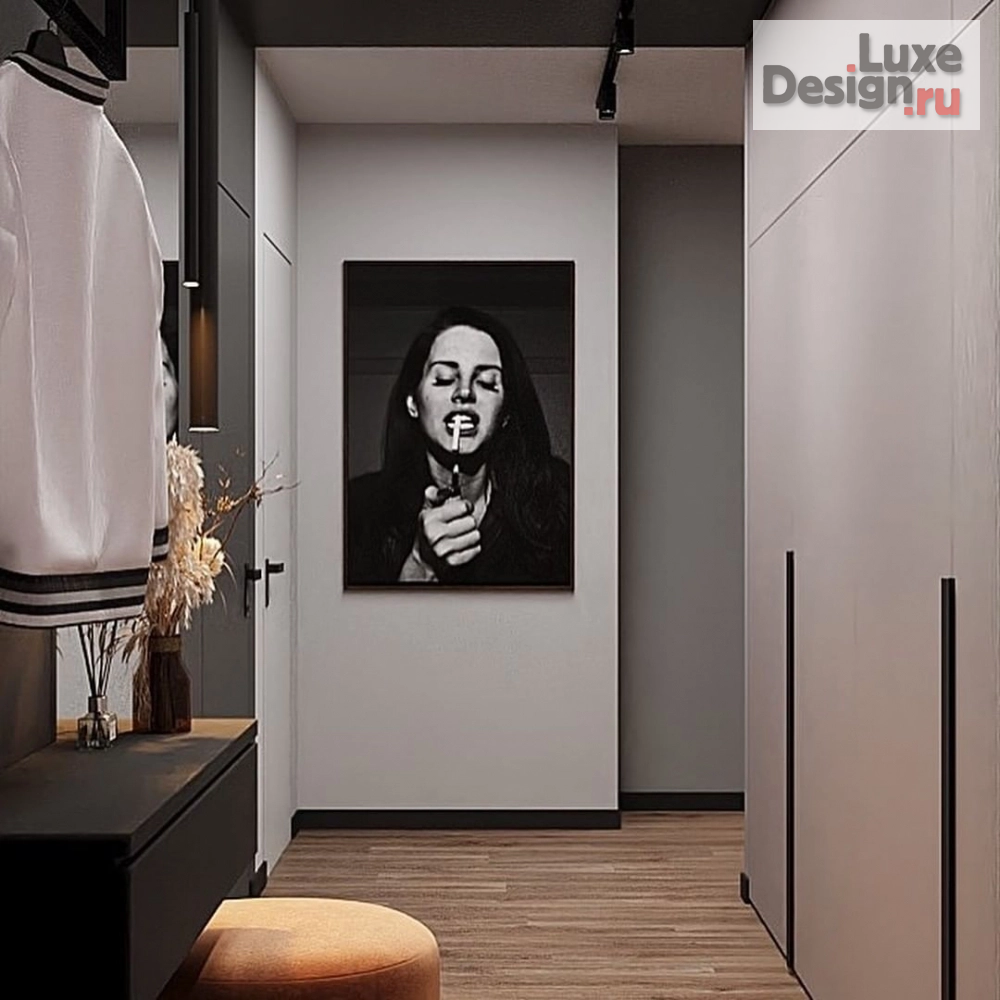 Дизайн интерьера двухкомнатной квартиры "Атмосферный интерьер в ЖК «Юго-Западный» Тюмень" (фото 1)