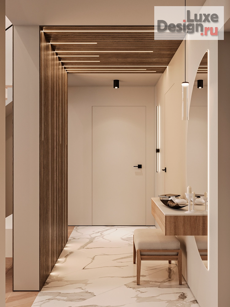 Дизайн интерьера трехкомнатной квартиры "Дизайн-проект квартиры 75м² в ЖК Мозаика" (фото 10)