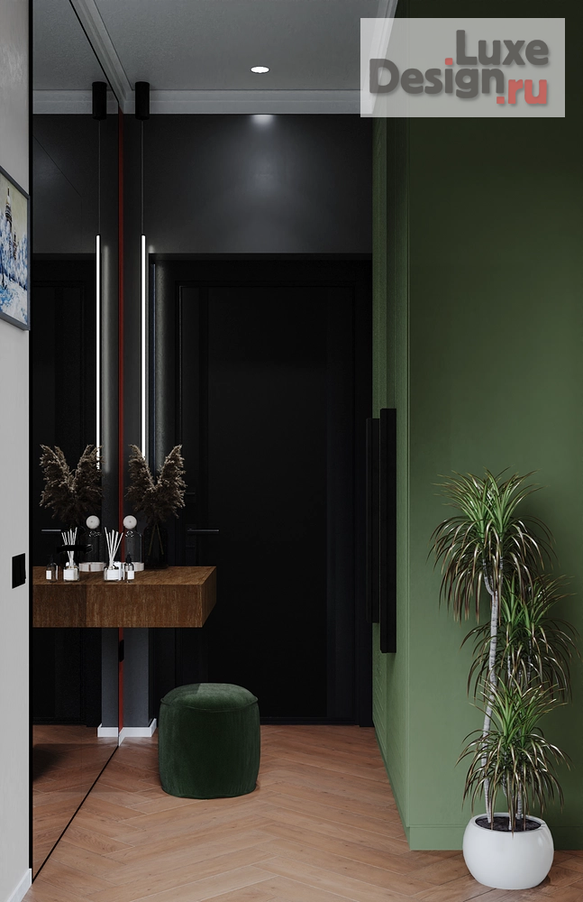 Дизайн интерьера двухкомнатной квартиры "Дизайн-проект двухкомнатной квартиры 68м² ЖК Речной Порт" (фото 12)