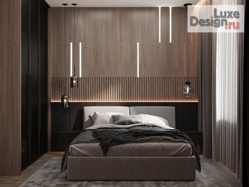 Дизайн интерьера трехкомнатной квартиры "Дизайн трехкомнатной квартиры 65м² для молодой пары в ЖК Европейский квартал" (фото 12)