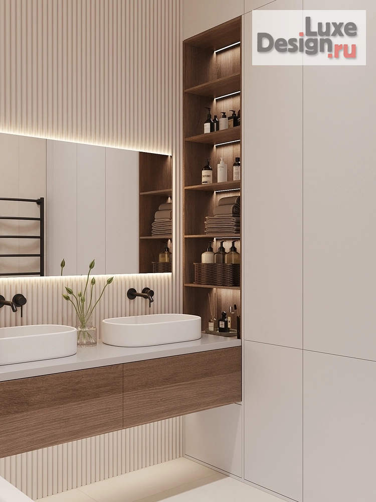 Дизайн интерьера частного дома "Нежный дизайн-проект дома 103м² для супружеской пары" (фото 2)