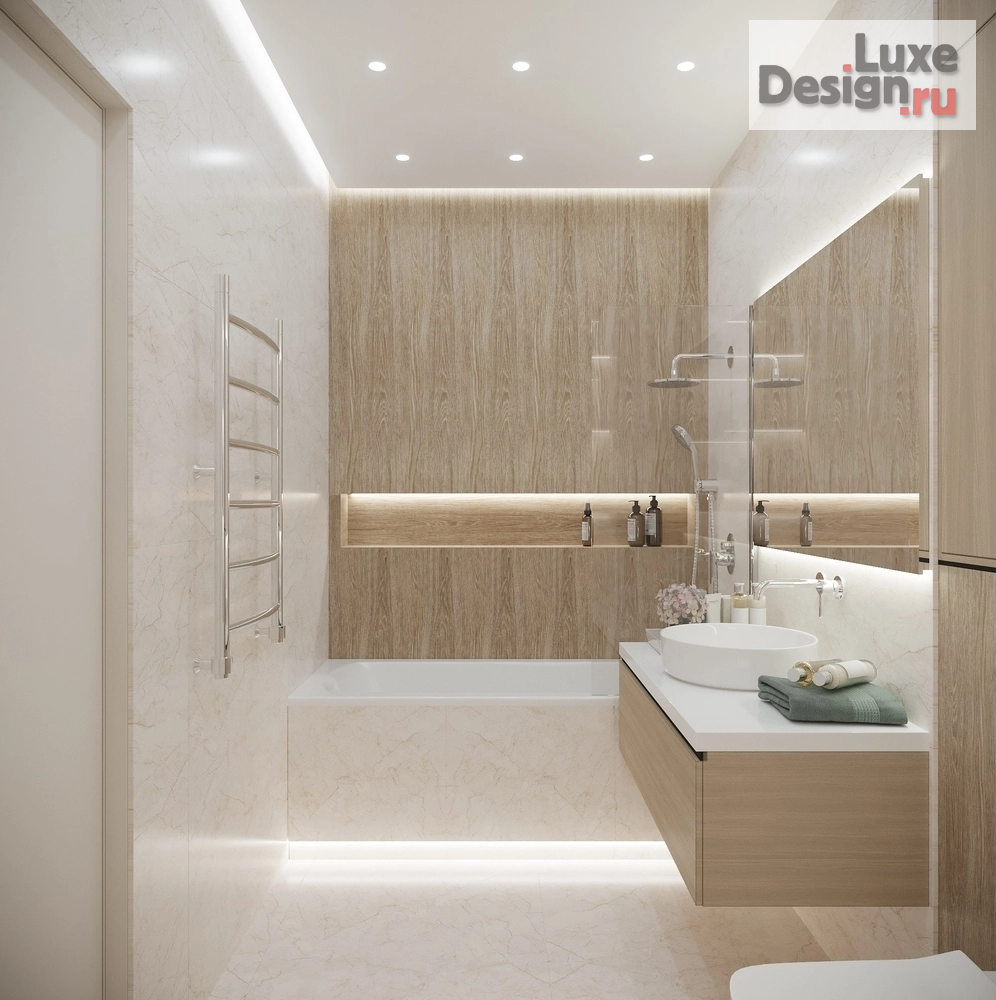 Дизайн интерьера двухкомнатной квартиры "Дизайн-проект квартиры 67м² в ЖК Гранд Квартал" (фото 13)