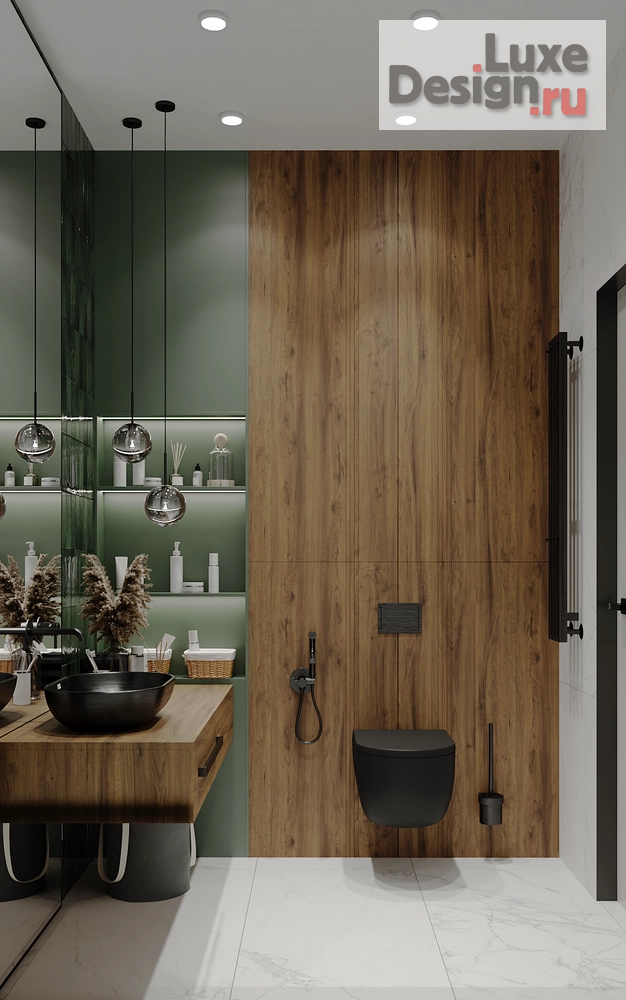 Дизайн интерьера двухкомнатной квартиры "Дизайн-проект двухкомнатной квартиры 68м² ЖК Речной Порт" (фото 2)