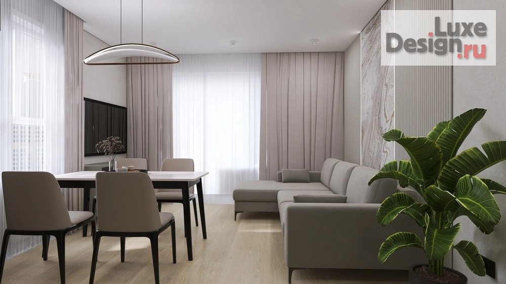 Дизайн интерьера кухни "Кухня-гостиная" (фото 1)