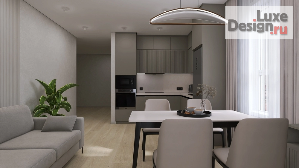 Дизайн интерьера кухни "Кухня-гостиная" (фото 2)