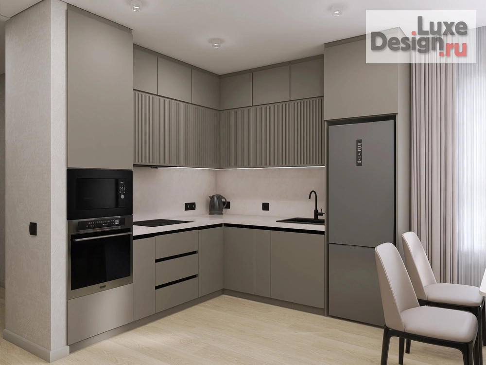 Дизайн интерьера кухни "Кухня-гостиная" (фото 4)