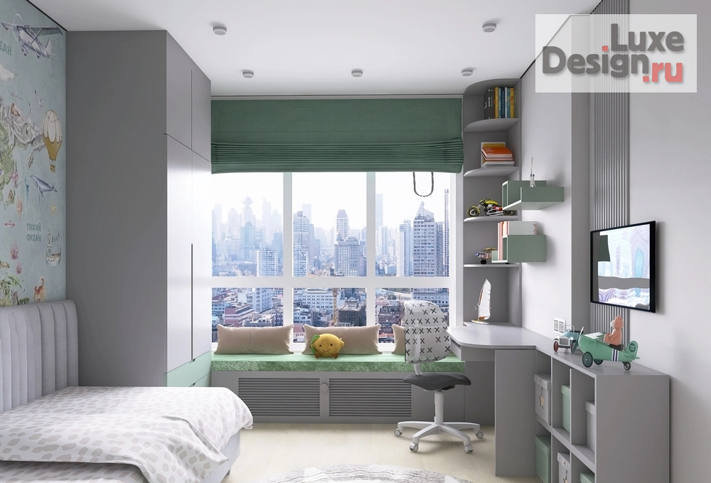 Дизайн интерьера двухкомнатной квартиры "ЖК Мотивы 2-х комнатная квартира" (фото 9)