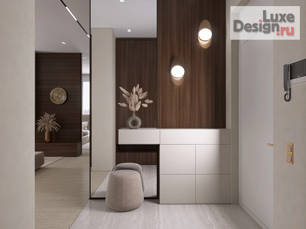 Дизайн интерьера двухкомнатной квартиры "ЖК «White House»" (фото 1)