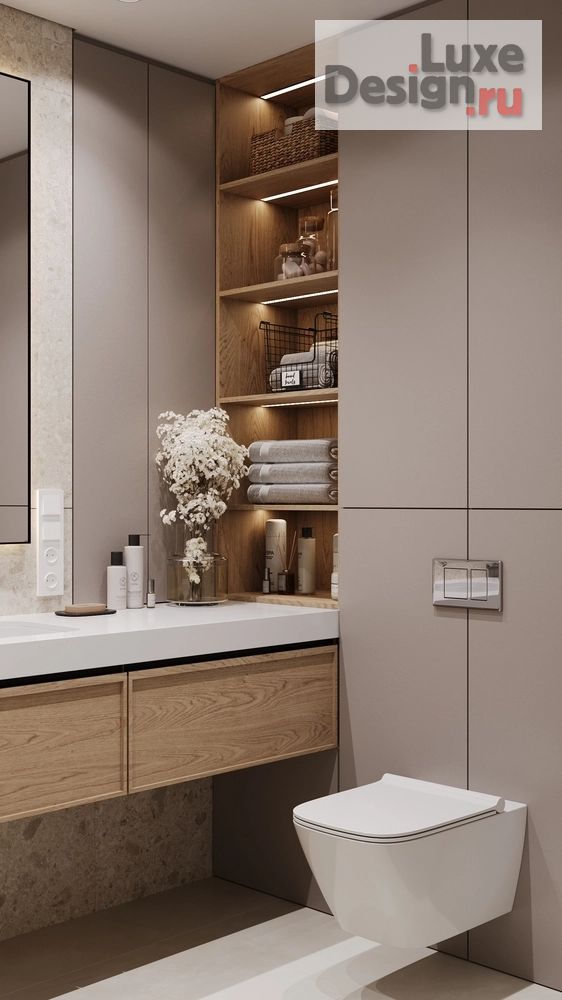 Дизайн интерьера трехкомнатной квартиры "ЖК Корней г. Тюмень" (фото 29)