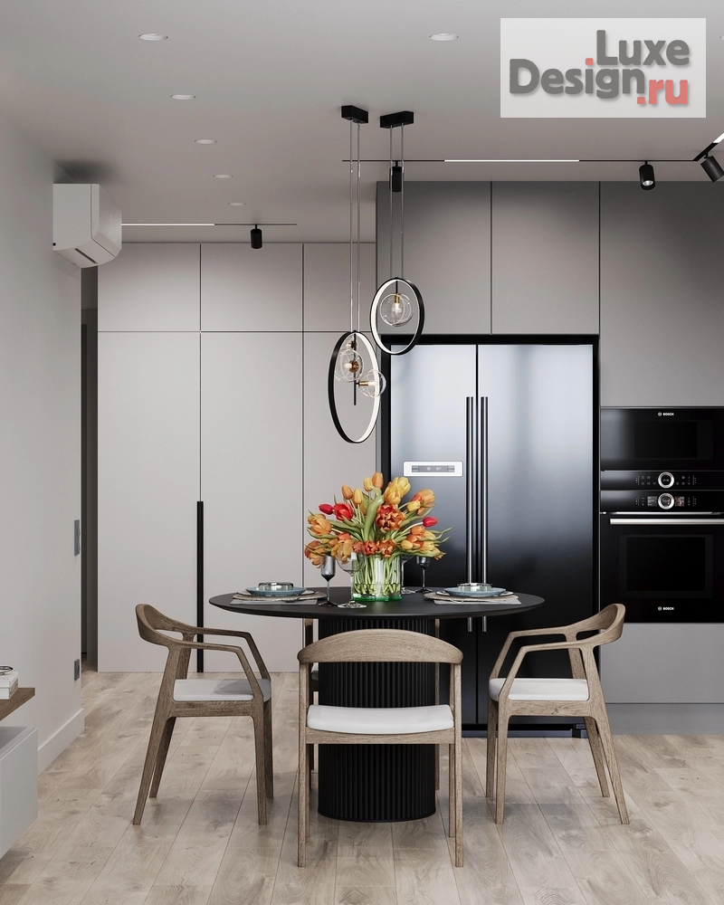 Дизайн интерьера двухкомнатной квартиры "ЖК СИМПЛ г. Тюмень" (фото 11)