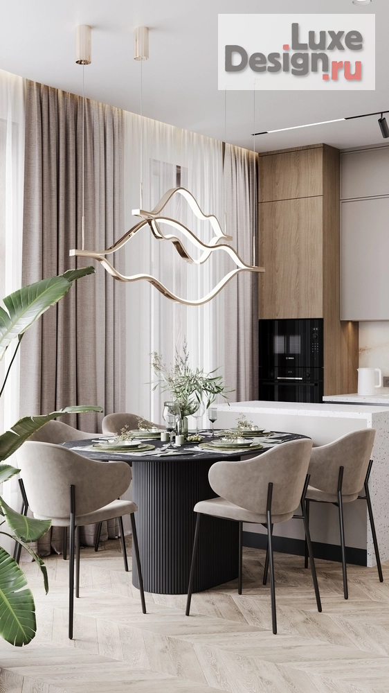 Дизайн интерьера двухкомнатной квартиры "ЖК Возрождение г. Ханты-Мансийск " (фото 6)