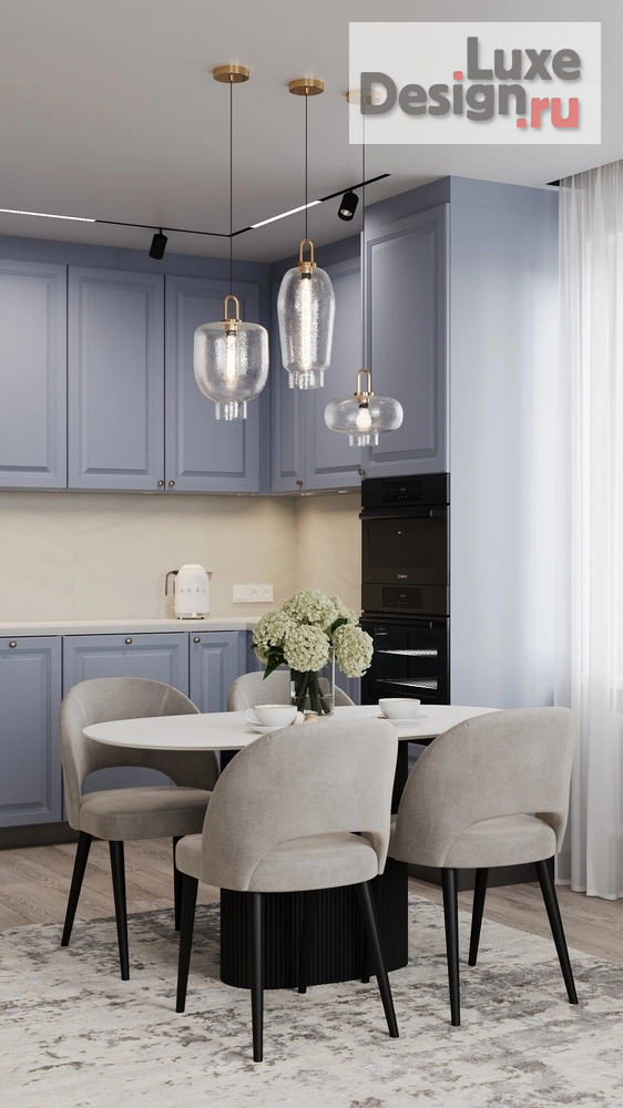 Дизайн интерьера однокомнатной квартиры "ЖК СИТИОН г. Тюмень" (фото 1)