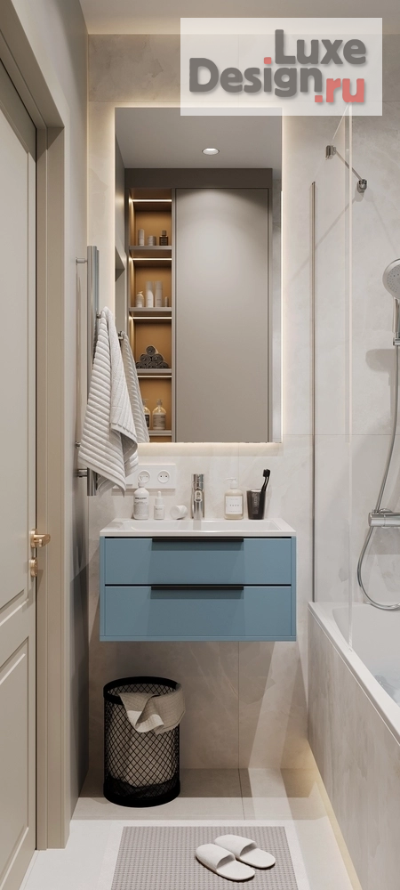 Дизайн интерьера однокомнатной квартиры "ЖК СИТИОН г. Тюмень" (фото 20)