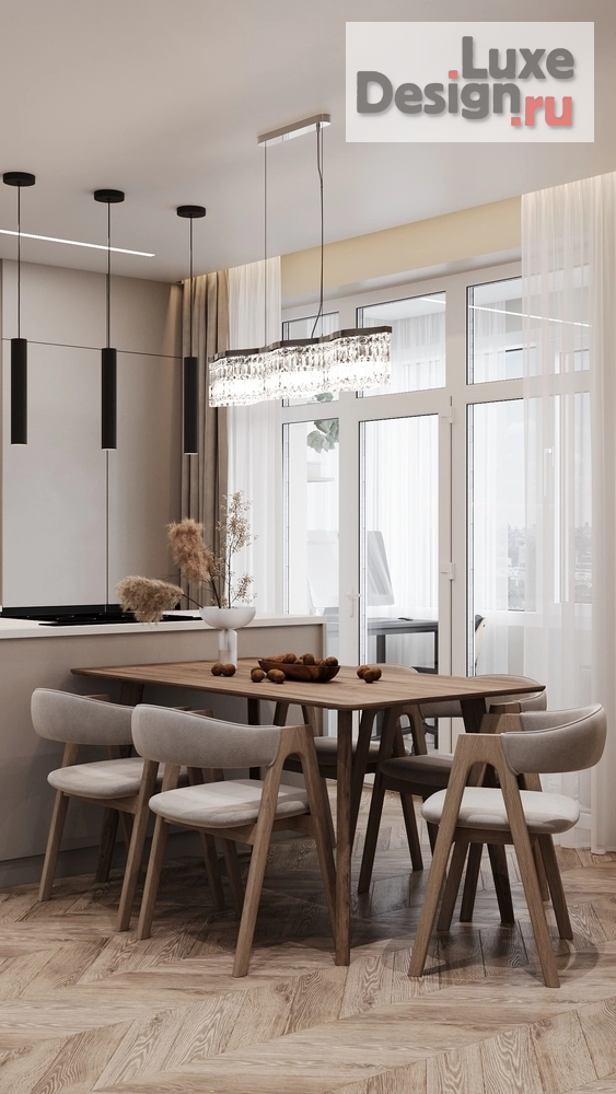 Дизайн интерьера трехкомнатной квартиры "ЖК Корней г. Тюмень" (фото 2)