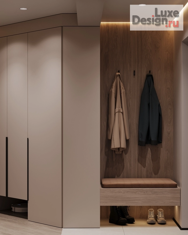 Дизайн интерьера трехкомнатной квартиры "ЖК Парковый г. Тюмень" (фото 20)