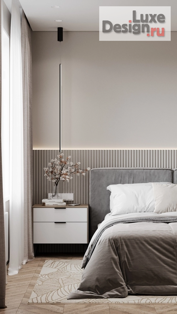 Дизайн интерьера трехкомнатной квартиры "ЖК Корней г. Тюмень" (фото 13)