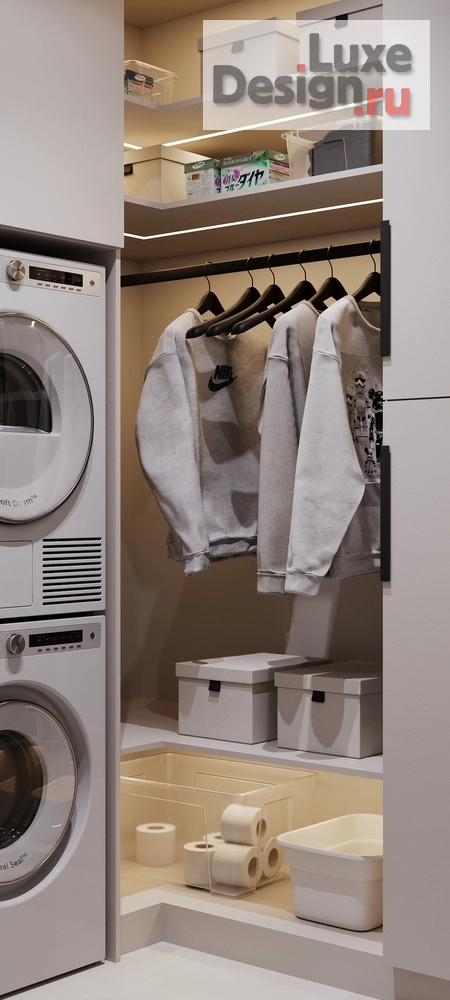 Дизайн интерьера трехкомнатной квартиры "ЖК Корней г. Тюмень" (фото 40)