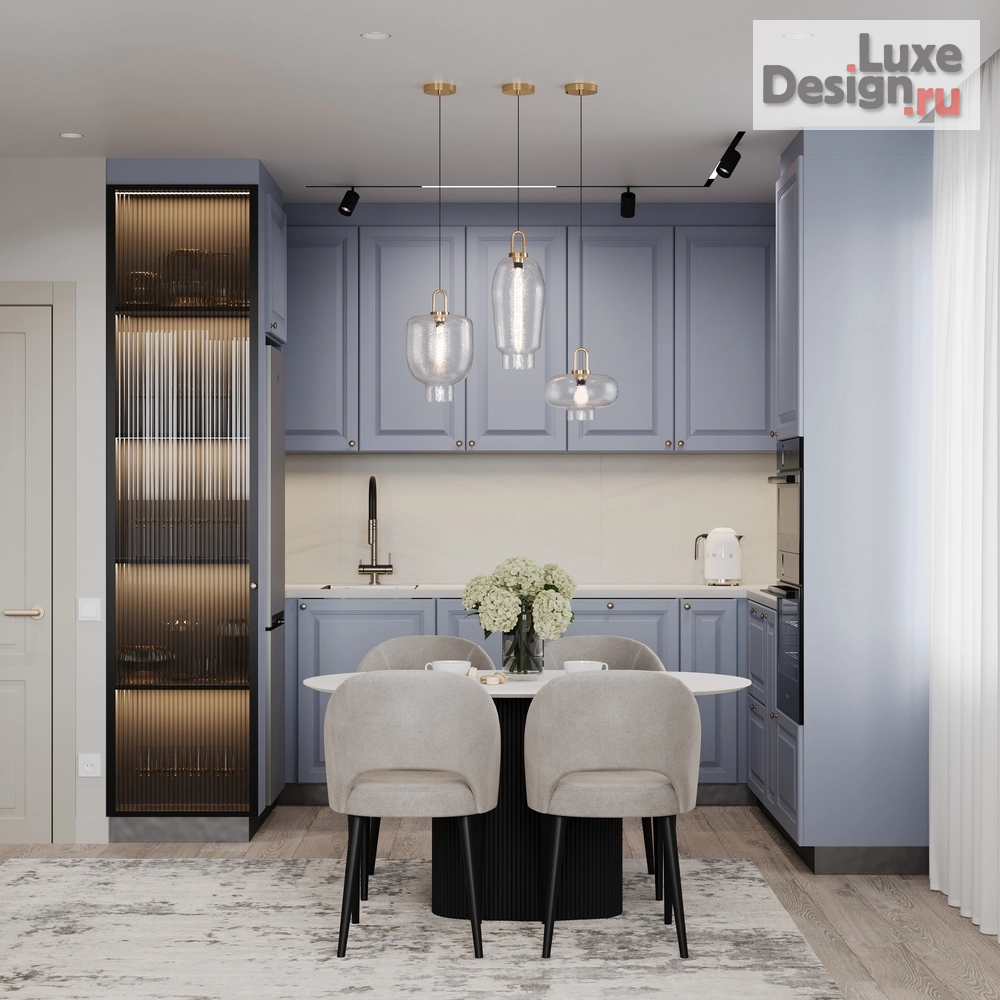 Дизайн интерьера однокомнатной квартиры "ЖК СИТИОН г. Тюмень" (фото 3)