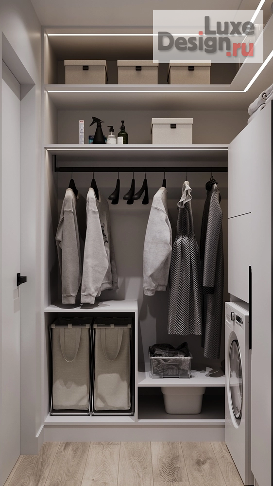 Дизайн интерьера двухкомнатной квартиры "ЖК СИМПЛ г. Тюмень" (фото 6)