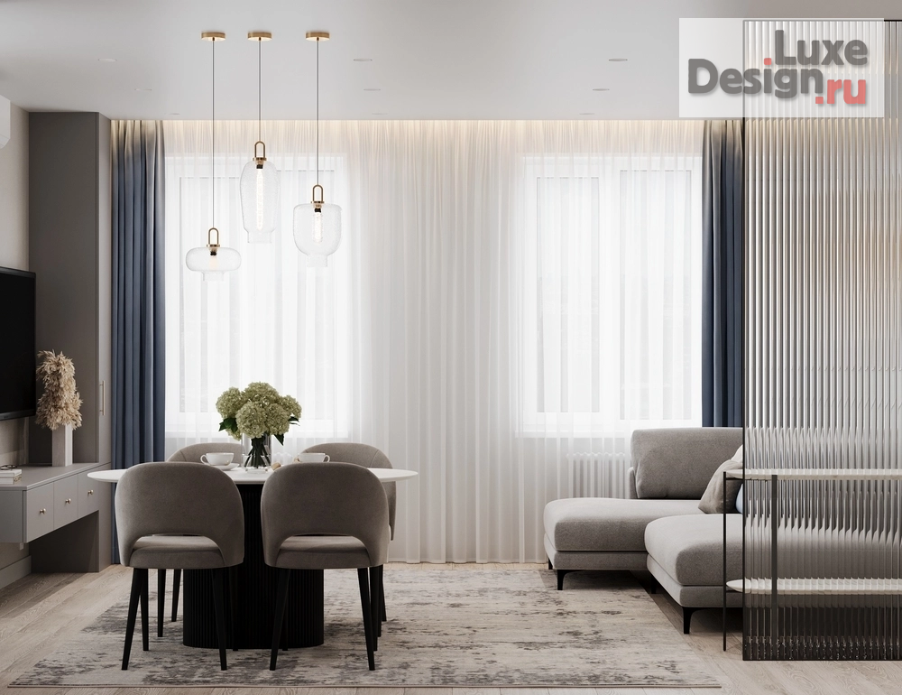 Дизайн интерьера однокомнатной квартиры "ЖК СИТИОН г. Тюмень" (фото 5)