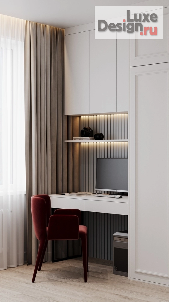 Дизайн интерьера однокомнатной квартиры "ЖК СИТИОН г. Тюмень" (фото 17)
