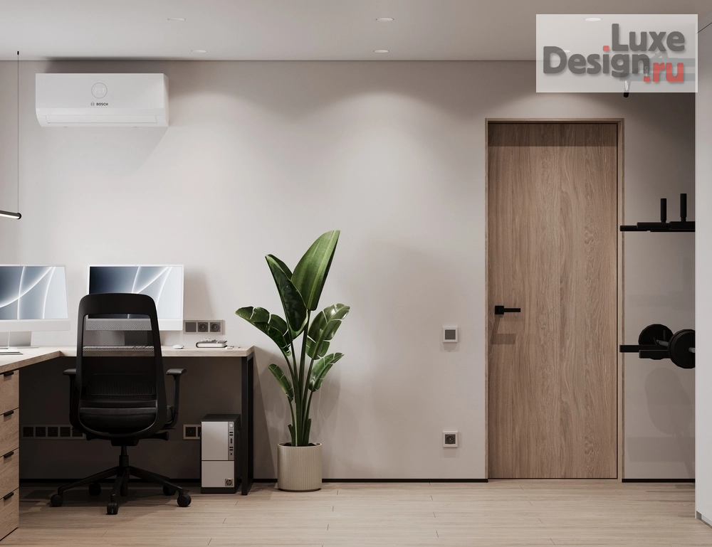 Дизайн интерьера трехкомнатной квартиры "ЖК Парковый г. Тюмень" (фото 8)