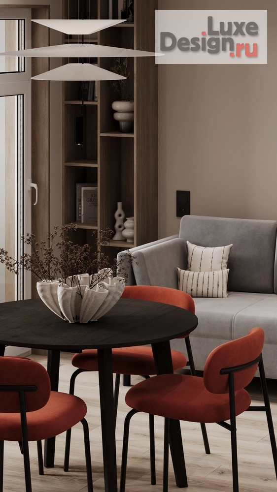 Дизайн интерьера квартиры студии "ЖК Семья г. Тюмень" (фото 8)