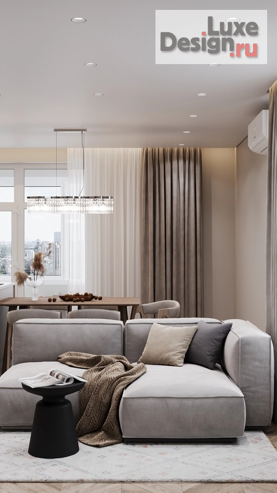 Дизайн интерьера трехкомнатной квартиры "ЖК Корней г. Тюмень" (фото 5)