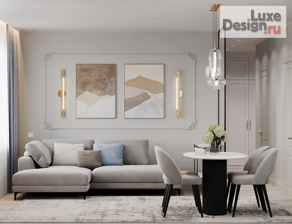 Дизайн интерьера однокомнатной квартиры "ЖК СИТИОН г. Тюмень" (фото 8)