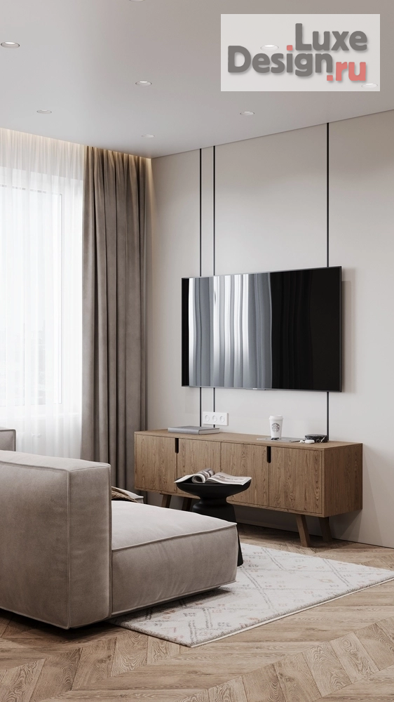 Дизайн интерьера трехкомнатной квартиры "ЖК Корней г. Тюмень" (фото 6)