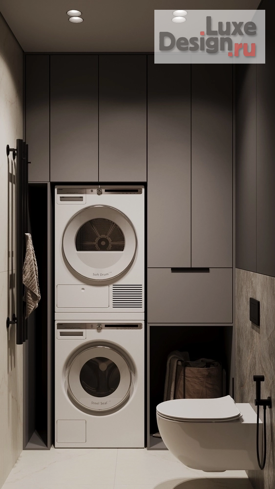 Дизайн интерьера трехкомнатной квартиры "ЖК Машаров г. Тюмень" (фото 32)