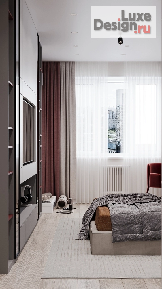 Дизайн интерьера однокомнатной квартиры "Одинцовский р-н, Москва" (фото 3)