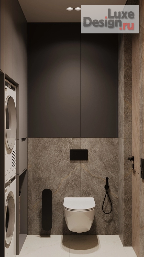 Дизайн интерьера трехкомнатной квартиры "ЖК Машаров г. Тюмень" (фото 33)