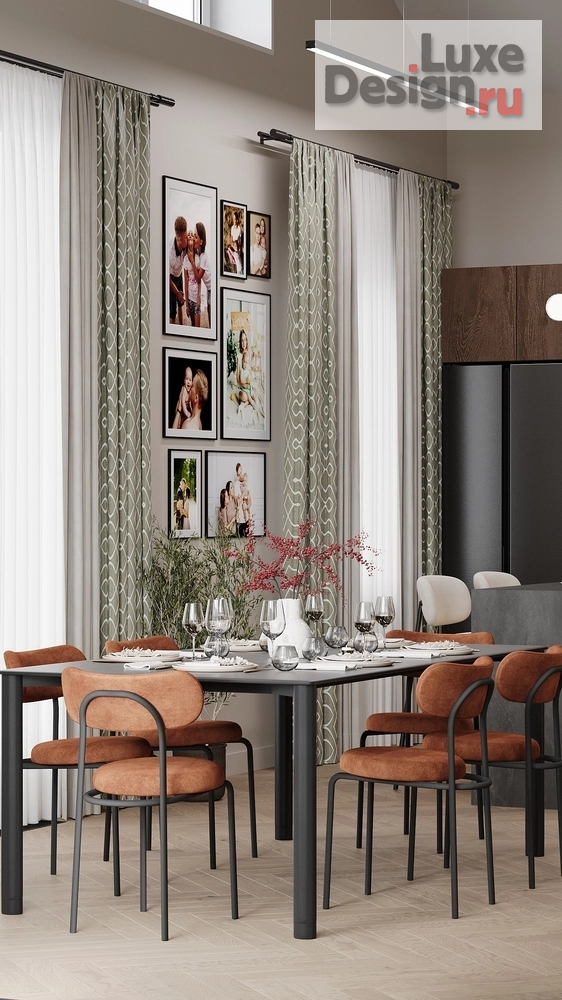 Дизайн интерьера коттеджа "АБЗ г. Ханты-Мансийск " (фото 2)