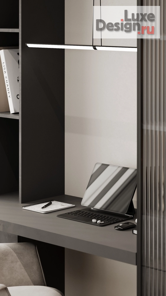 Дизайн интерьера трехкомнатной квартиры "ЖК Машаров г. Тюмень" (фото 15)