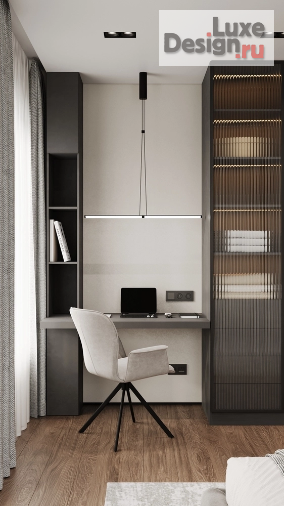Дизайн интерьера трехкомнатной квартиры "ЖК Машаров г. Тюмень" (фото 14)
