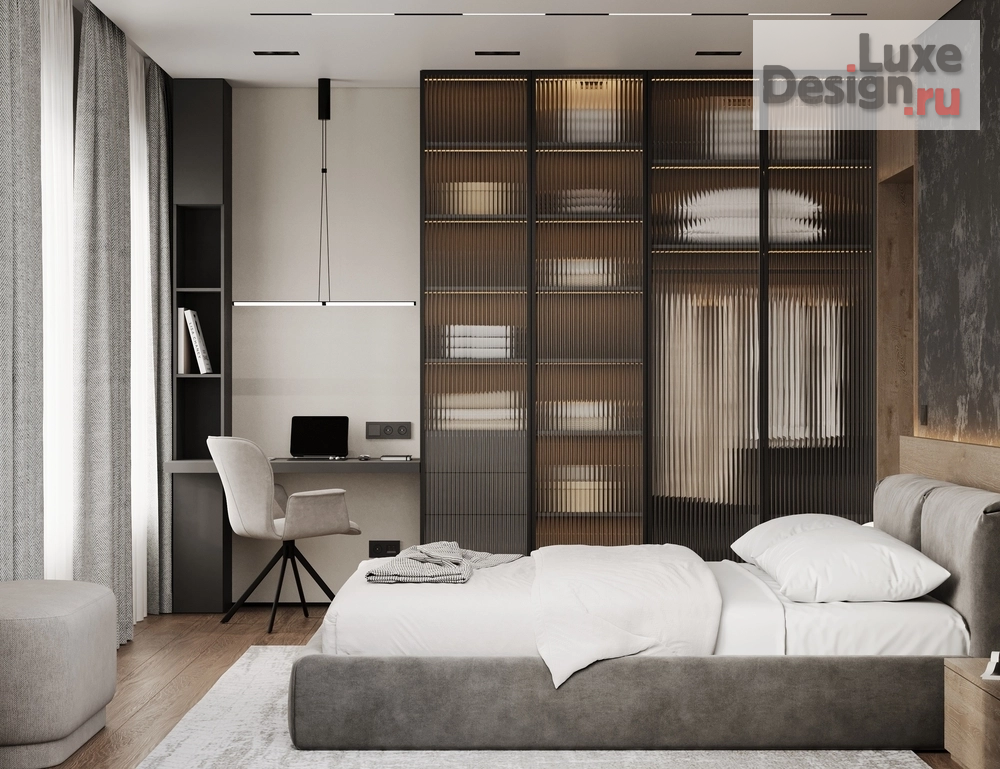 Дизайн интерьера трехкомнатной квартиры "ЖК Машаров г. Тюмень" (фото 12)