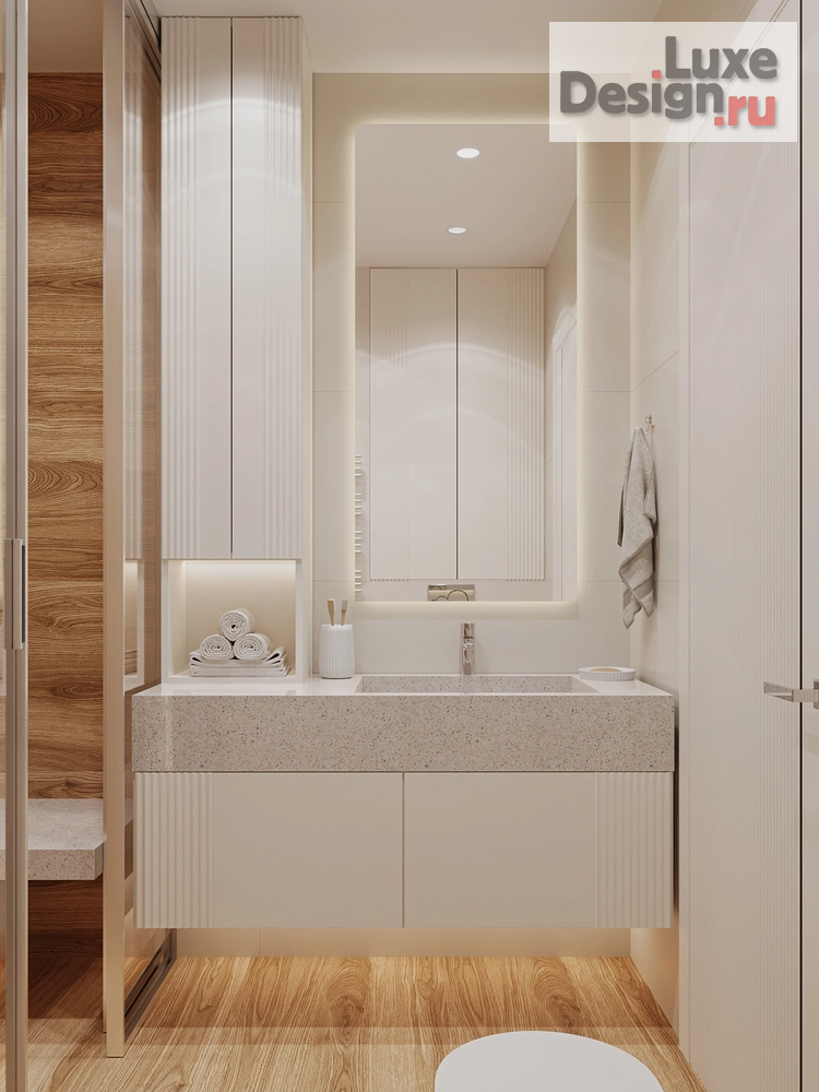 Дизайн интерьера таунхауса "«Натуральная гармония: светлый таунхаус для молодой пары»" (фото 7)