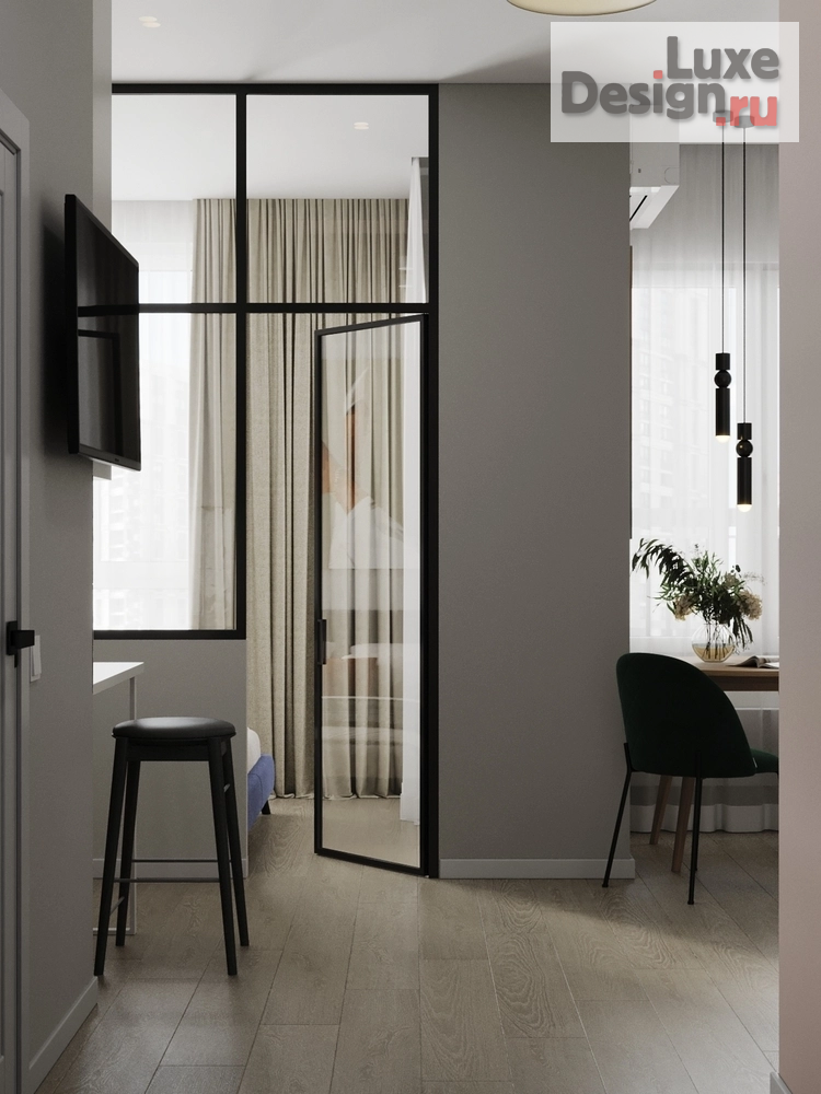 Дизайн интерьера однокомнатной квартиры "ЖК Вереск " (фото 5)