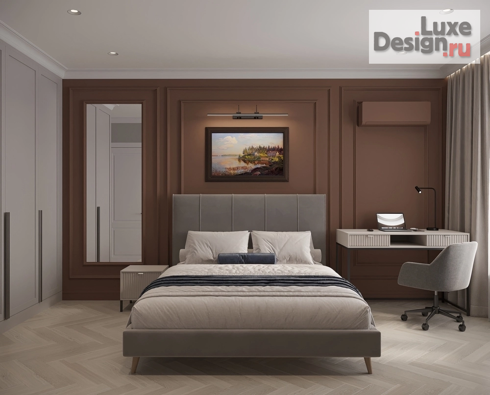 Дизайн интерьера однокомнатной квартиры "Современная Классика — вне времени, но в духе времени" (фото 6)