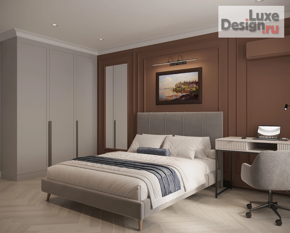 Дизайн интерьера однокомнатной квартиры "Современная Классика — вне времени, но в духе времени" (фото 7)