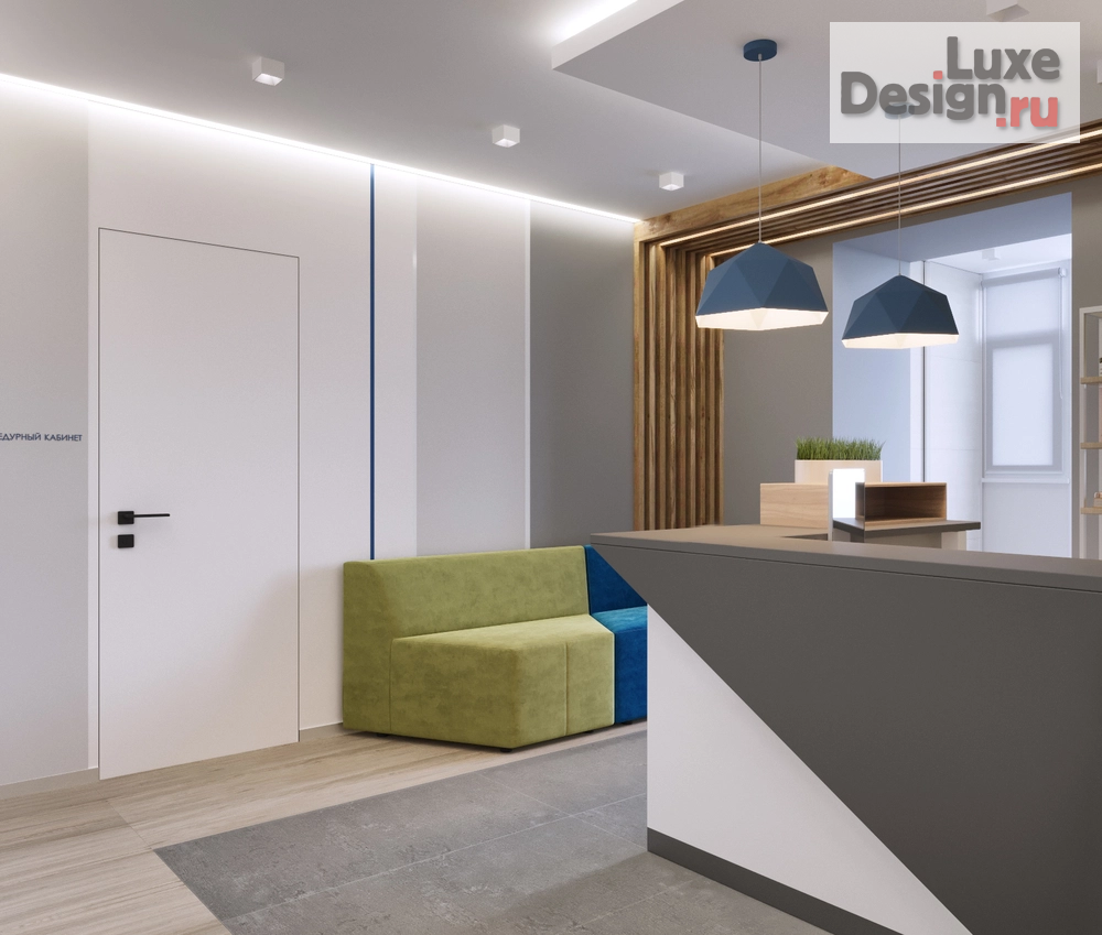 Дизайн интерьера лечебного учреждения "Частная клиника" (фото 8)