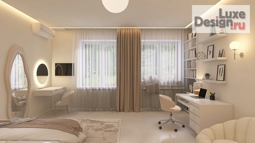 Дизайн интерьера четырехкомнатной квартиры "Четырехкомнатная квартира 160 кв.м." (фото 28)