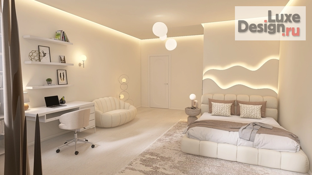 Дизайн интерьера четырехкомнатной квартиры "Четырехкомнатная квартира 160 кв.м." (фото 29)