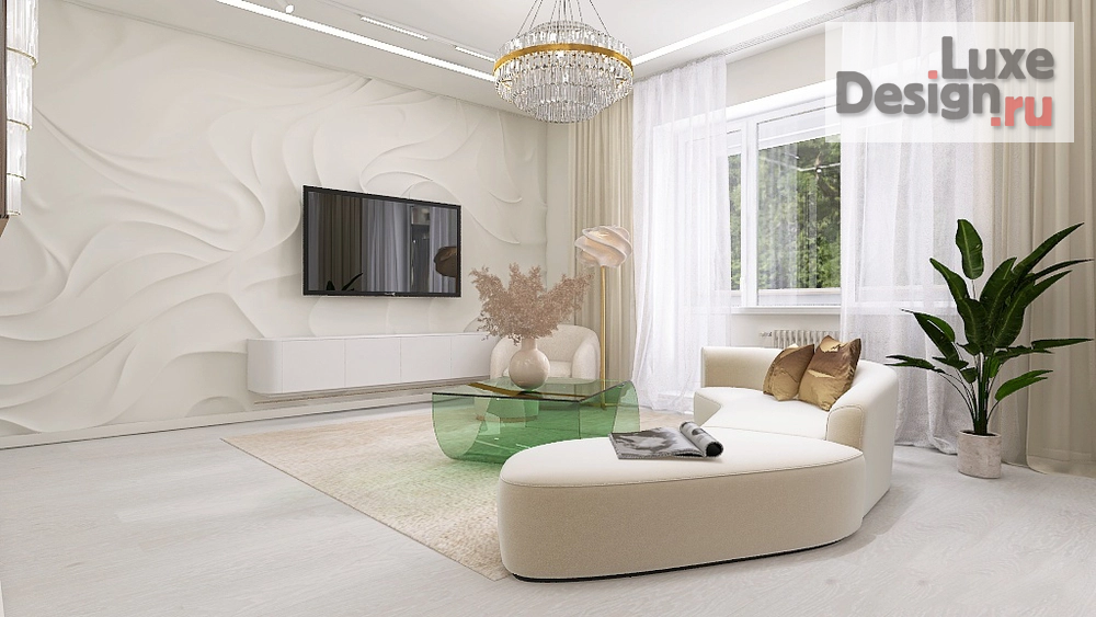 Дизайн интерьера четырехкомнатной квартиры "Четырехкомнатная квартира 160 кв.м." (фото 8)