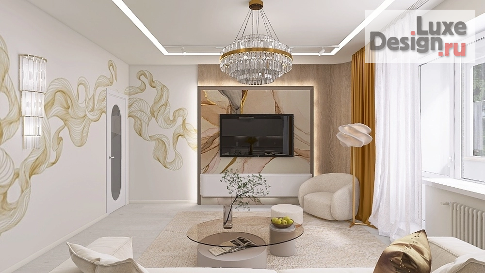 Дизайн интерьера четырехкомнатной квартиры "Четырехкомнатная квартира 160 кв.м." (фото 18)